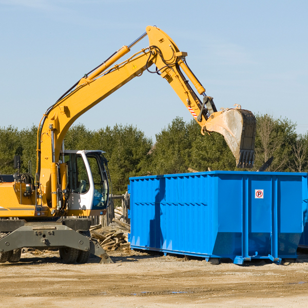 can i choose the location where the residential dumpster will be placed in West Park